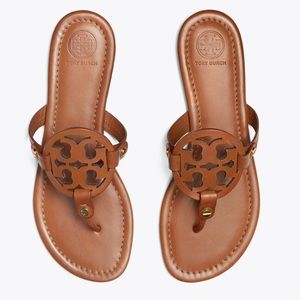 Tory Burch Miller Sandal Cognac - EUC Size 11